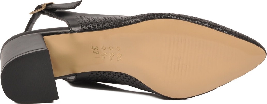 Pierre Cardin Siyah Kadın Abiye Ayakkabı PC-55782 Z görsel 5