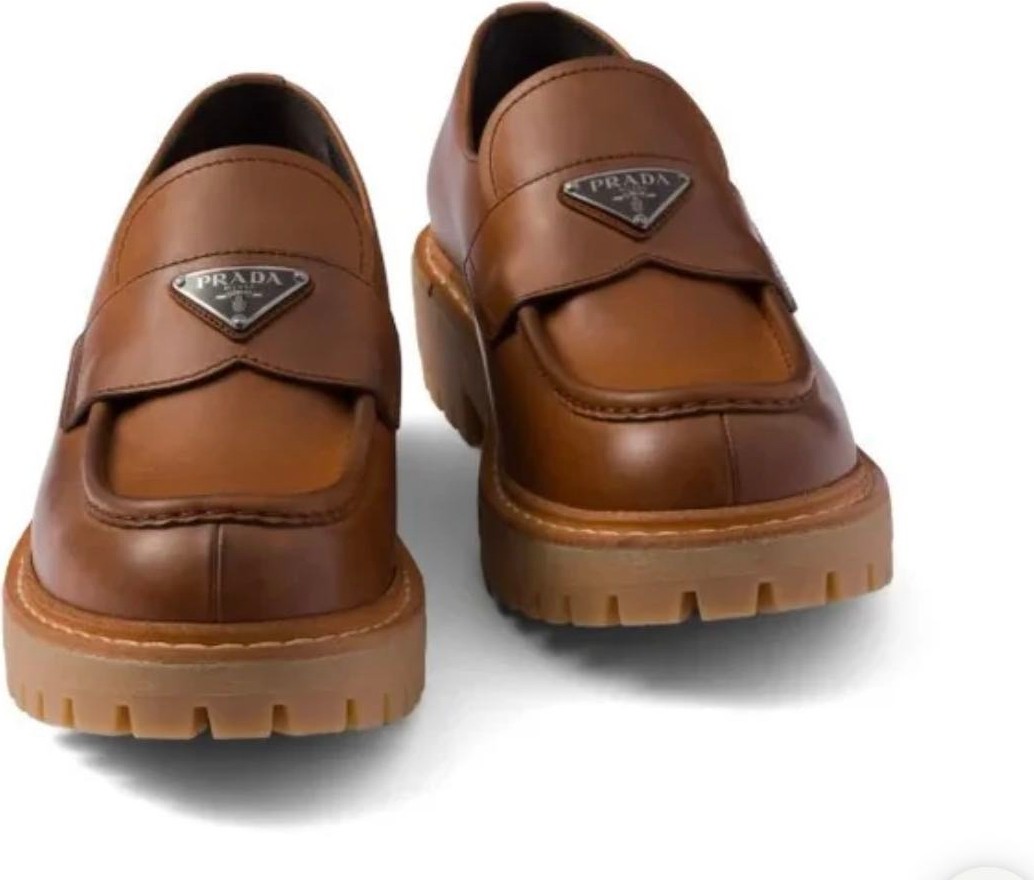 Prada Sport Komple Deri Metal Logolu Lofer görsel 4