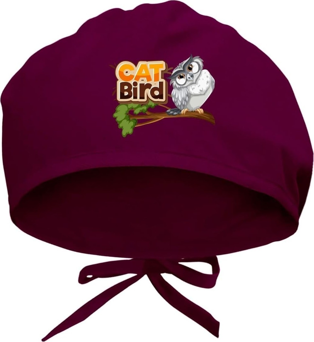 Uravas Store Dijital Baskılı Cat Bird Bone