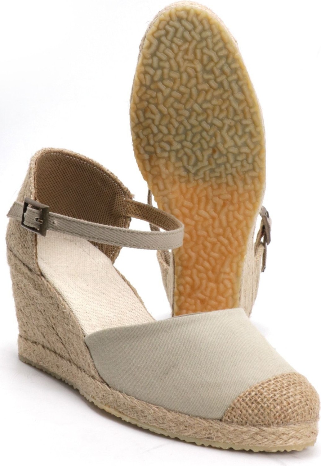Star Tombis Elişi Bej Kadın Dolgu Topuk Espadril Handmade görsel 5
