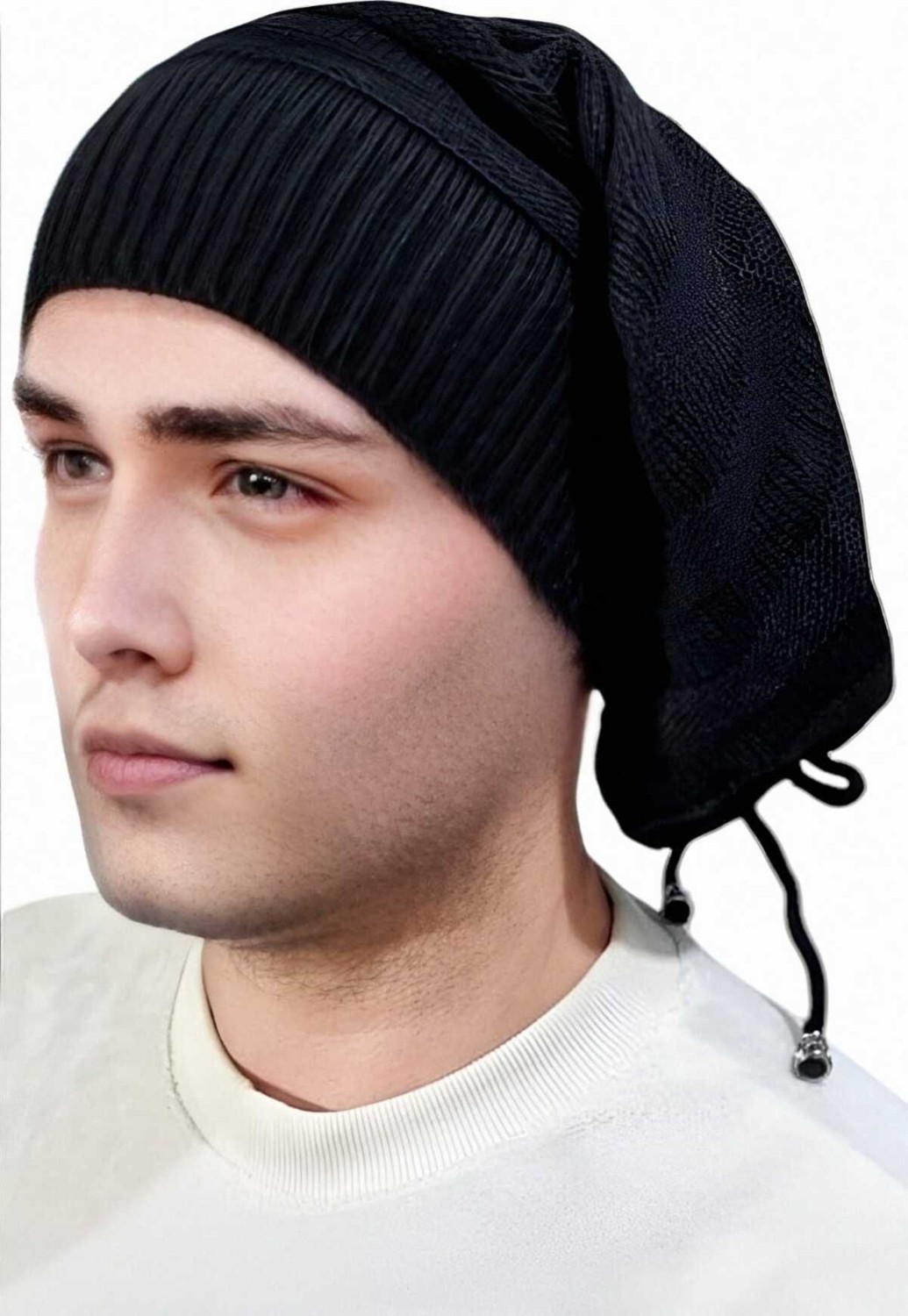 Uniquetrenders 2'li Erkek Kışlık Triko Örgü Bere ve Boyunluk görsel 7