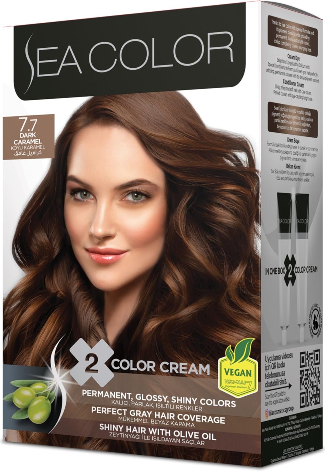 Esranın Dünyası Sea Color 7.7 Koyu Karamel Set Boya