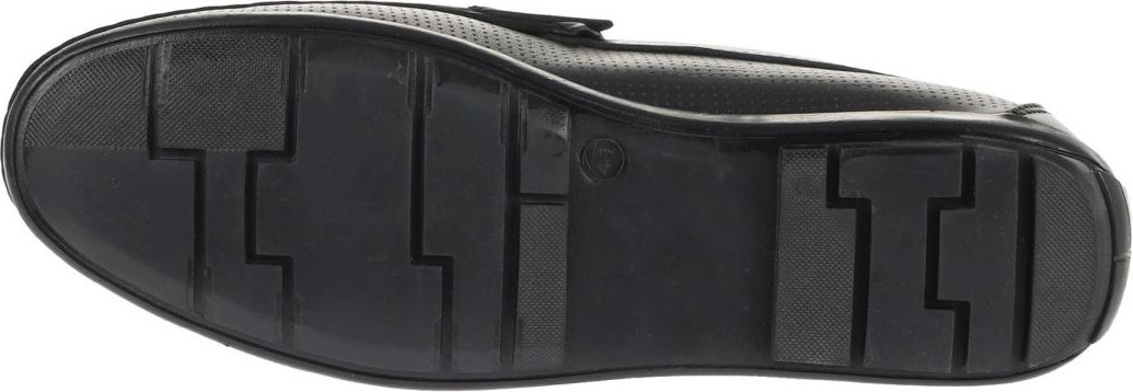 Bueno Shoes Siyah Deri Erkek Loafer 21MA204 görsel 5