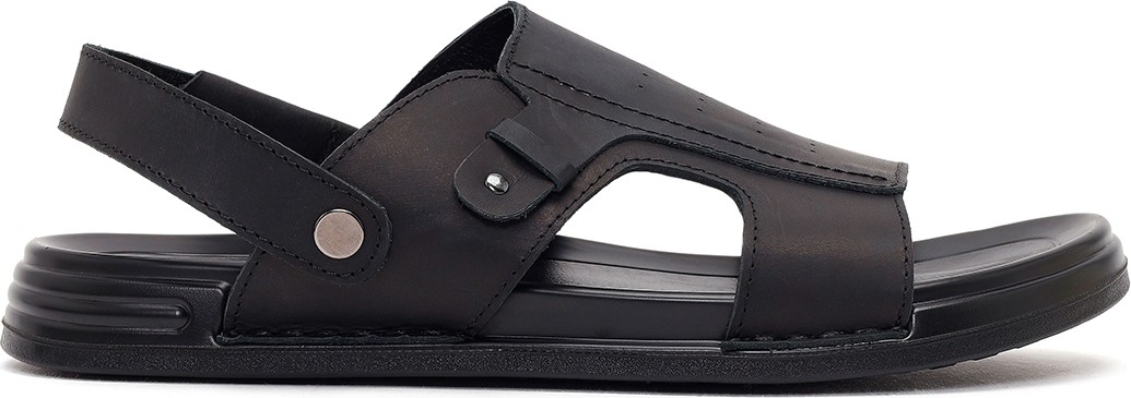 Derimod Erkek Haki Nubuk Deri Sandalet 26SFD6259V3