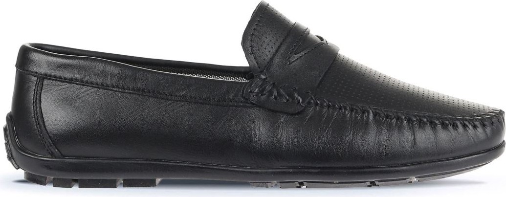Bueno Shoes Siyah Deri Erkek Loafer 21MA216