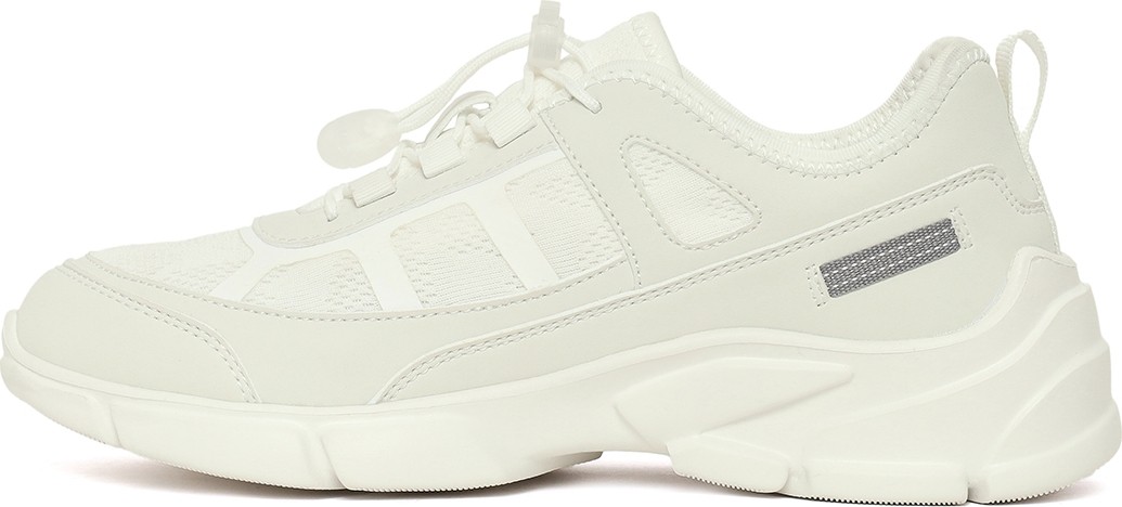 Derimod Kadın Beyaz Bağcıklı Kalın Tabanlı Sneaker 26PFE496414 görsel 3