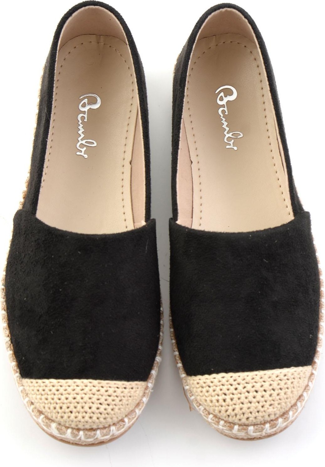 Bambi Siyah Kadın Espadril K01125010271 görsel 8