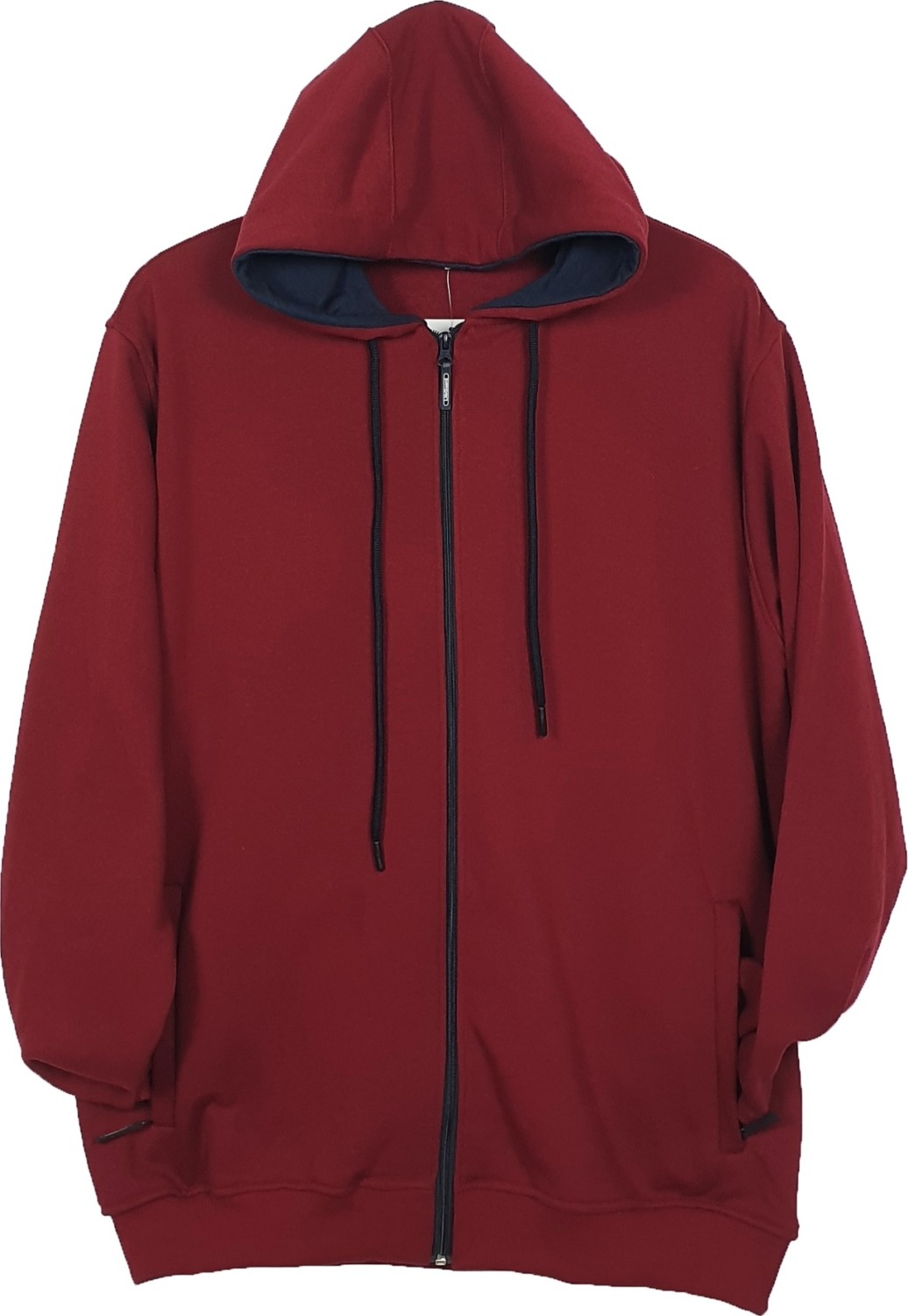 Lifeguard Haki Renkli Kadın Kapüşonlu Fermuarlı Büyük Beden Sweatshirt Rahat Kalıp