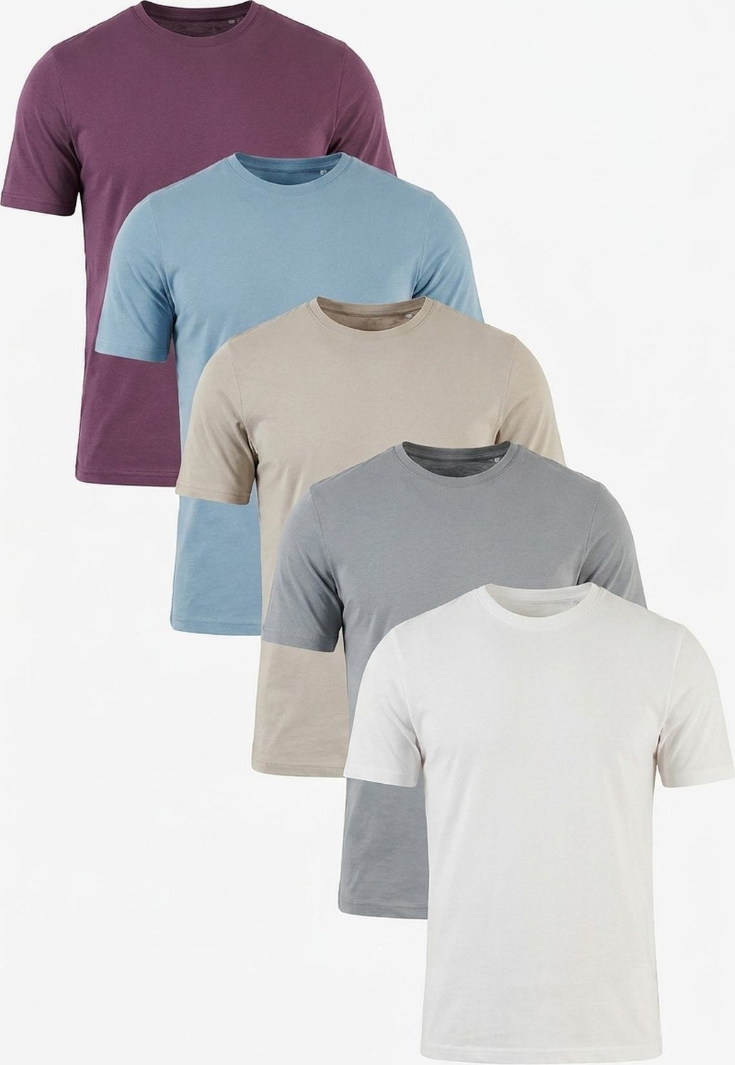 Buratti Pamuklu Regular Fit Bisiklet Yaka 5'li Paket T Shirt Erkek T Shirt 59020204S5