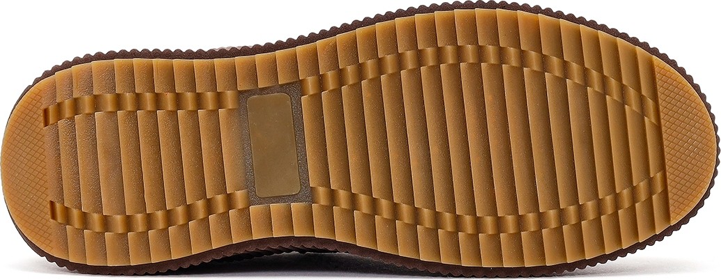 Derimod Zero Kadın Kahverengi Bağcıklı Kalın Tabanlı Taşlı Kumaş Sneaker 26PFD43156F görsel 5