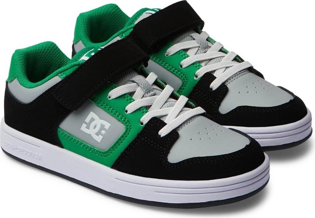 Die Grup Dc Shoes Manteca Erkek Spor Ayakkabısı, Siyah (Black Kelly Green), 31 Eu