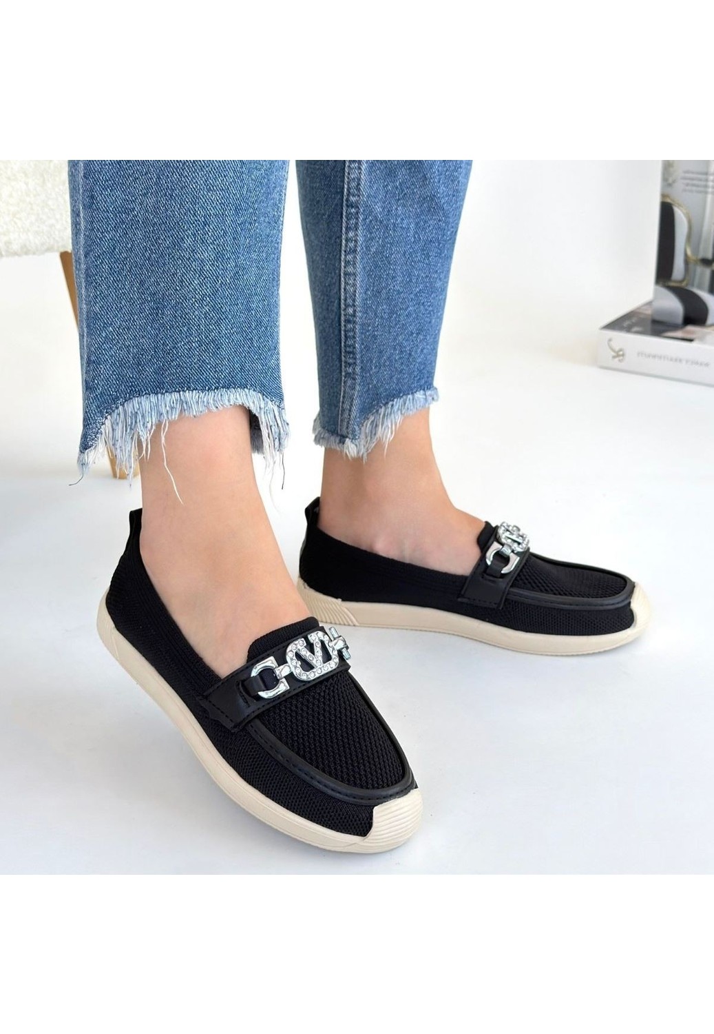 Shoegar Wata Bej Triko Babet Ayakkabı görsel 4