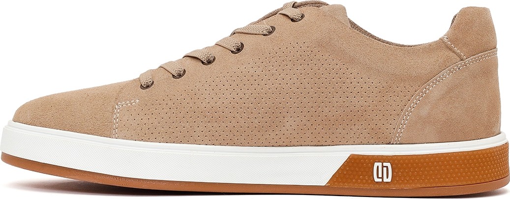 Derimod Erkek Bej Bağcıklı Süet Deri Sneaker 26SFD680810 görsel 3
