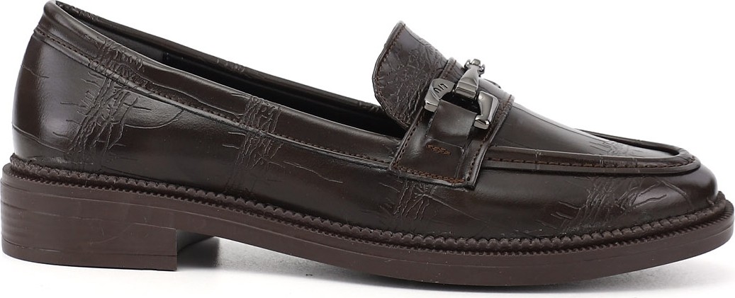 Gönderi(r) Kadın Siyah Kroko Loafer Ayakkabı