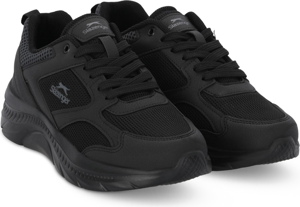 Slazenger GENESIS Kadın Siyah / Koyu Gri Koşu & Yürüyüş Spor Ayakkabısı görsel 2