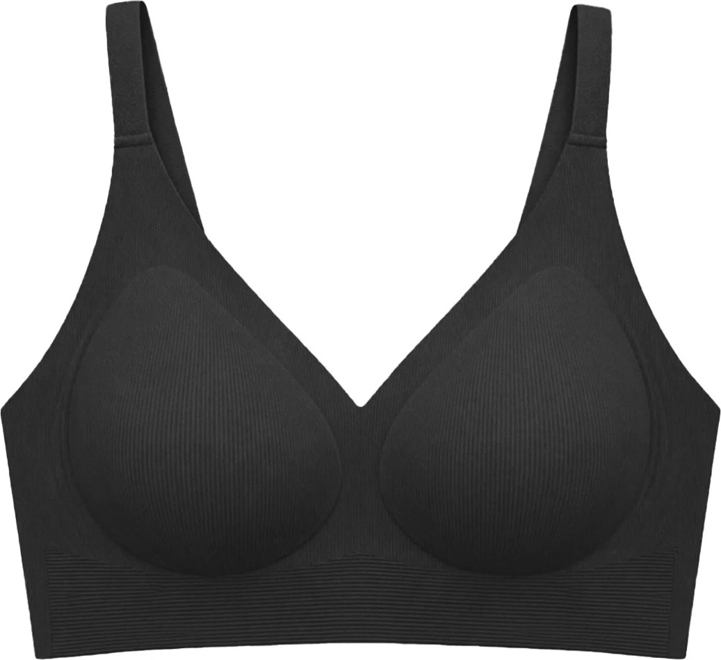 Cottonhill Seamless Bra - Velora | Kahverengi Lazer Kesim Balensiz Rib Dokulu Dikişsiz Kadın Sütyen görsel 8