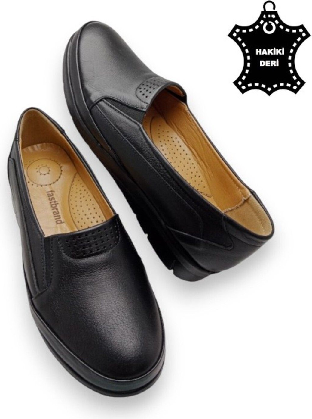 Magic Shoes Kadın Taba Içi Comfort Tam Ortopedik Anne Ayakkabısı görsel 2