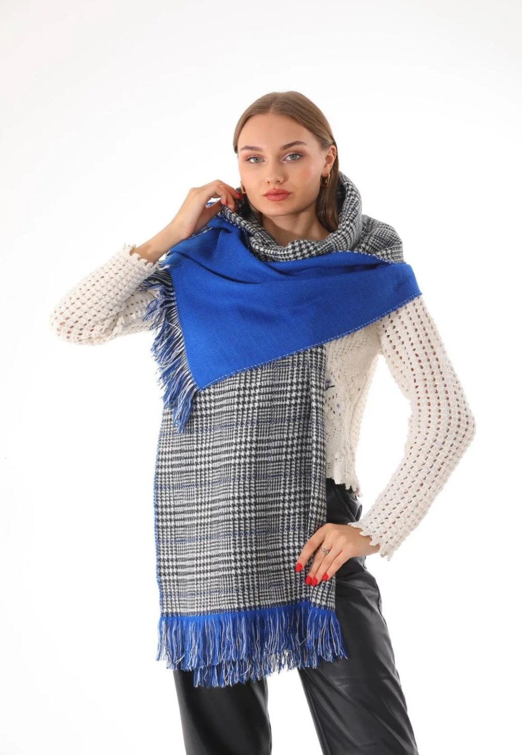 Wearflawless Çift Taraflı Yumuşak Dokulu Şal Atkı