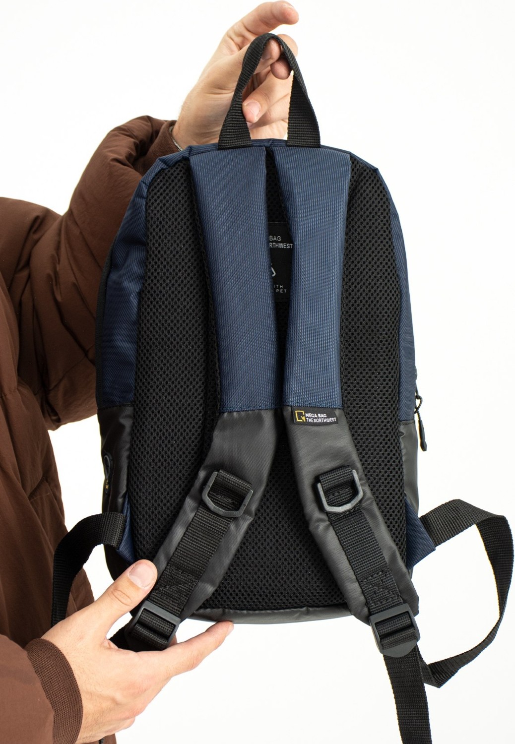 Teal Collection Yağmura Dayanıklı Mini Sırt Çantası, 2 Ana Bölme, Çok Cepli, Anahtarlıklı görsel 4