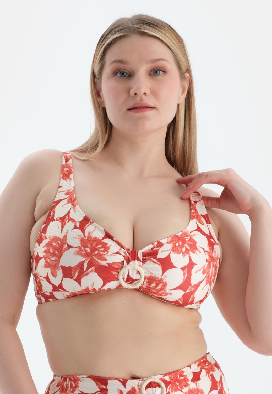 Aesco Dagi Kadın Korseli Toparlayıcı Bikini Üst, Örme, Çok Renkli, 40 görsel 2