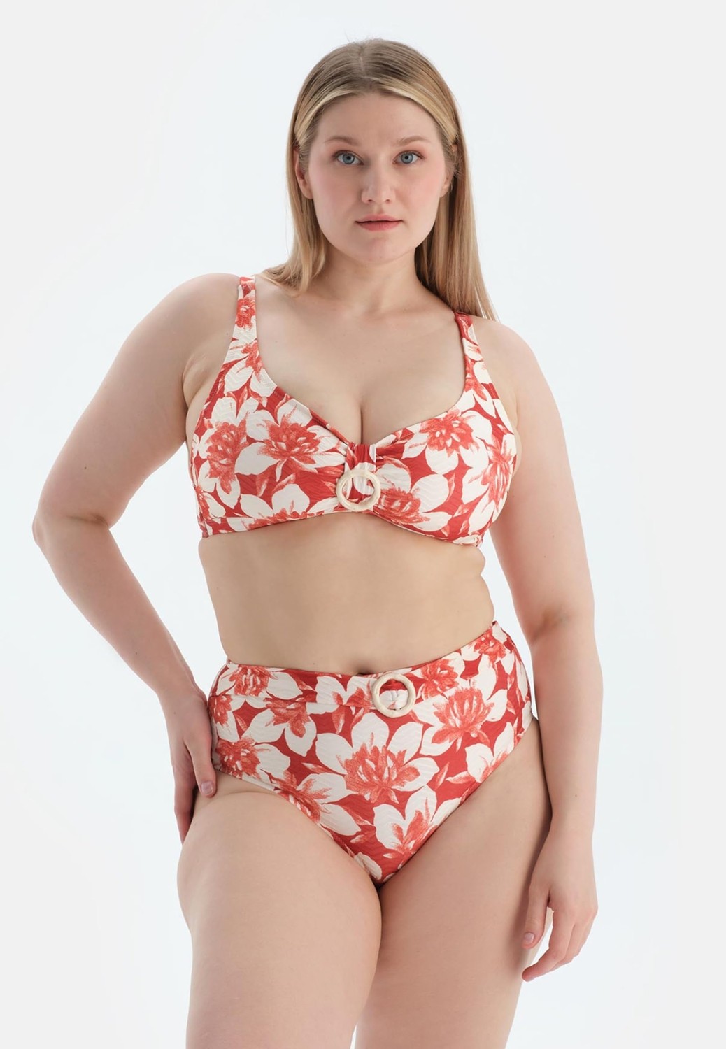 Die Grup Dagi Kadın Korseli Toparlayıcı Bikini Üst, Örme, Çok Renkli, 40 görsel 4