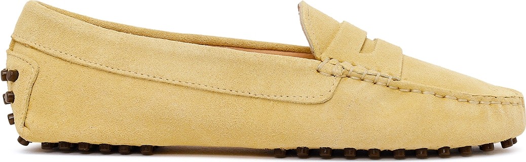 Derimod Kadın Kahverengi Süet Deri Loafer 26PFD290210