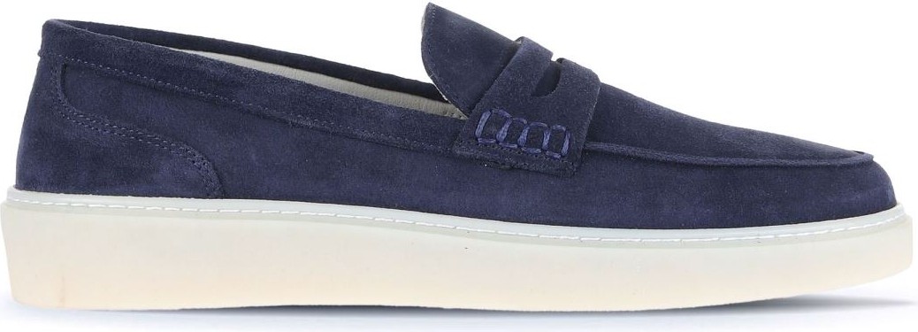 Bueno Shoes Lacivert Süet Erkek Loafer 07MA21774004