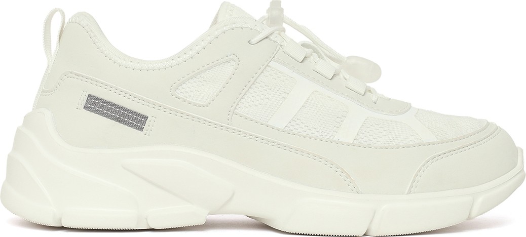 Derimod Kadın Beyaz Bağcıklı Kalın Tabanlı Sneaker 26PFE496414