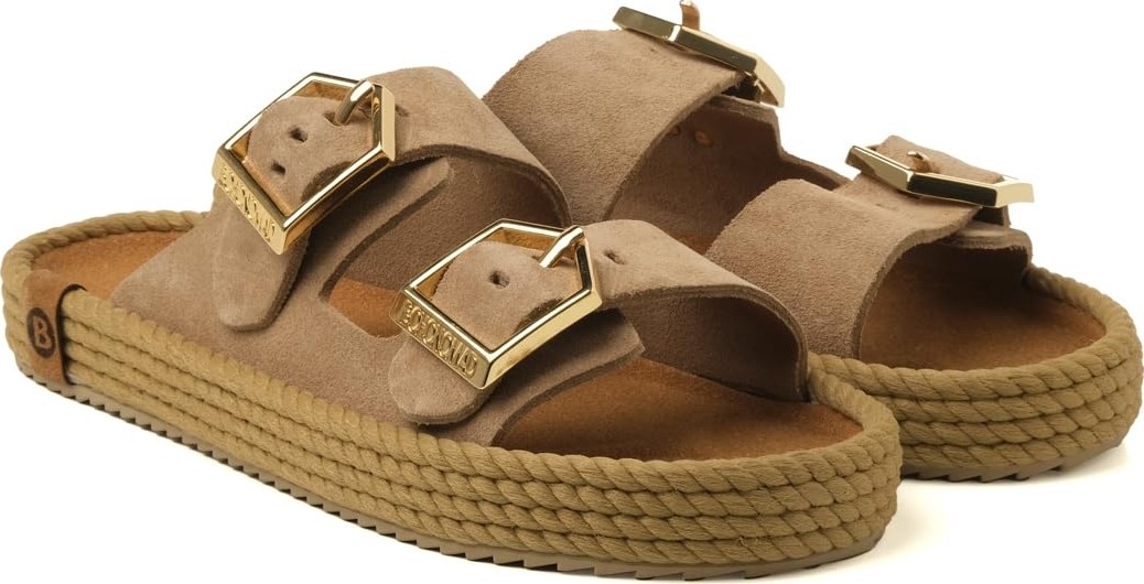 Aesco Bohonomad Sydney Kadın Terlik Vizon, Camel, 40 görsel 3