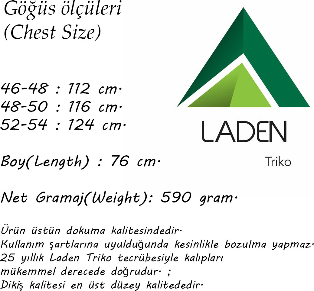 Laden Kadın Çelik Örgü Triko Büyük Beden Klasik Tüylenmez Anne Hırkası görsel 2