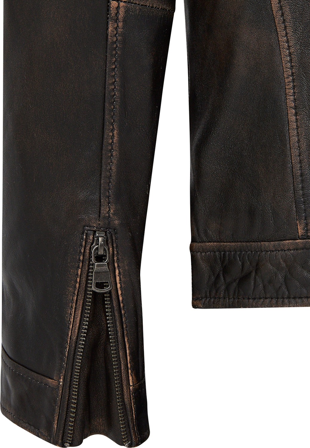 Derimod Kobe Erkek Bronz Deri Ceket 24WGF6546R4 görsel 3