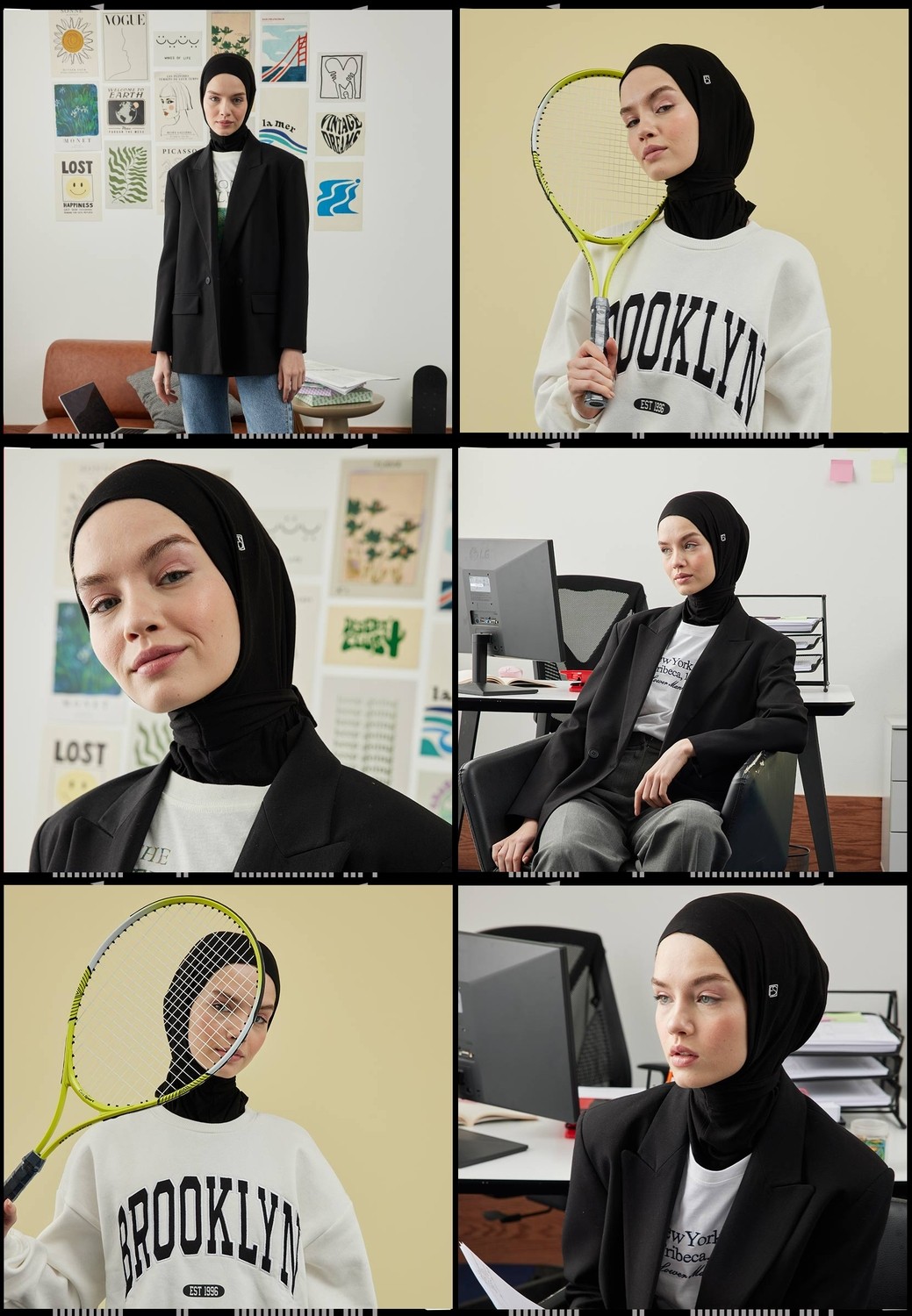 Fresh Scarfs Athletic Hijab Gümüş