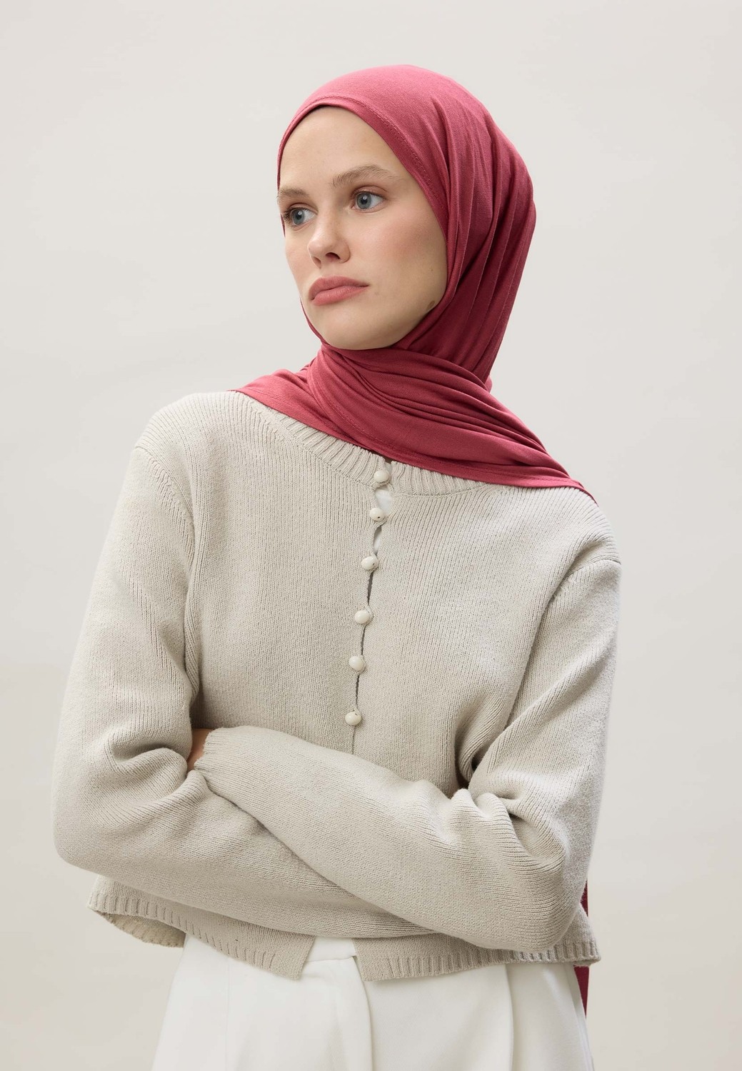 Fresh Scarfs Penye Şal Siyah görsel 8