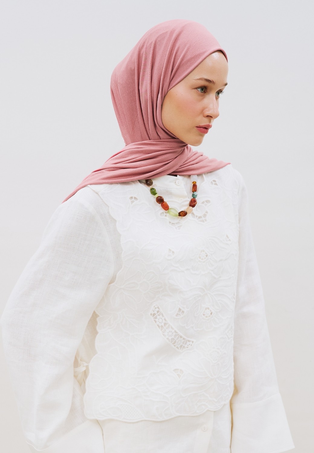 Fresh Scarfs Penye Şal Siyah görsel 2