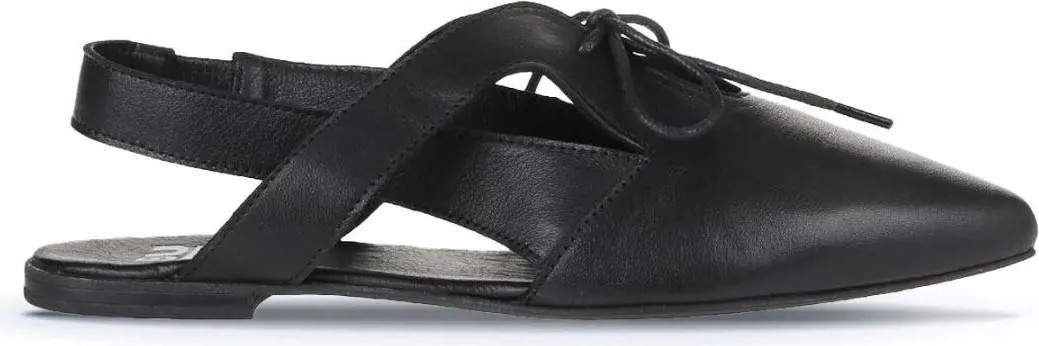 Bueno Shoes Siyah Deri Kadın Düz Sandalet 01Wy1803 01Wy1803 görsel 6