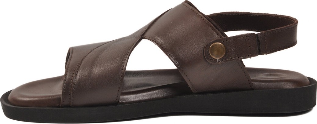 Pierre Cardin Kahve Hakiki Deri Erkek Sandalet PC-7315 M