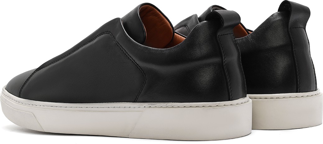 Derimod Erkek Siyah Kalın Tabanlı Deri Sneaker 26SFD631618 görsel 6