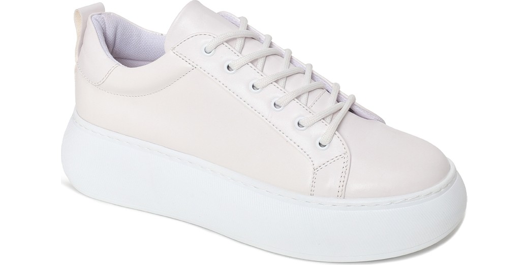 Derimod Kadın Siyah Bağcıklı Kalın Tabanlı Sneaker 26PFE220318 görsel 7