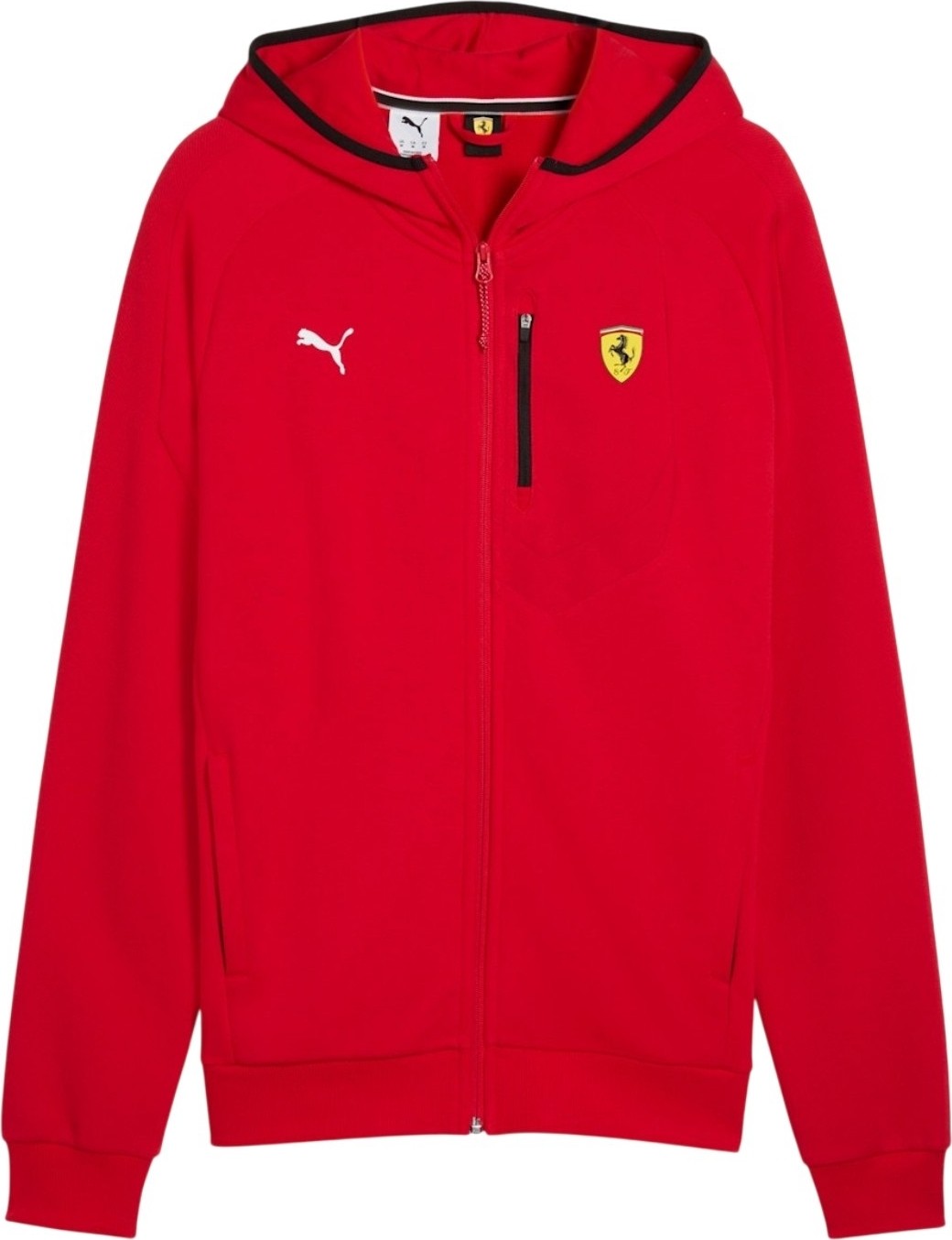 Puma Ferrari HDD Pm1 Sweat Jacket Kırmızı Erkek Sweatshirt görsel 4