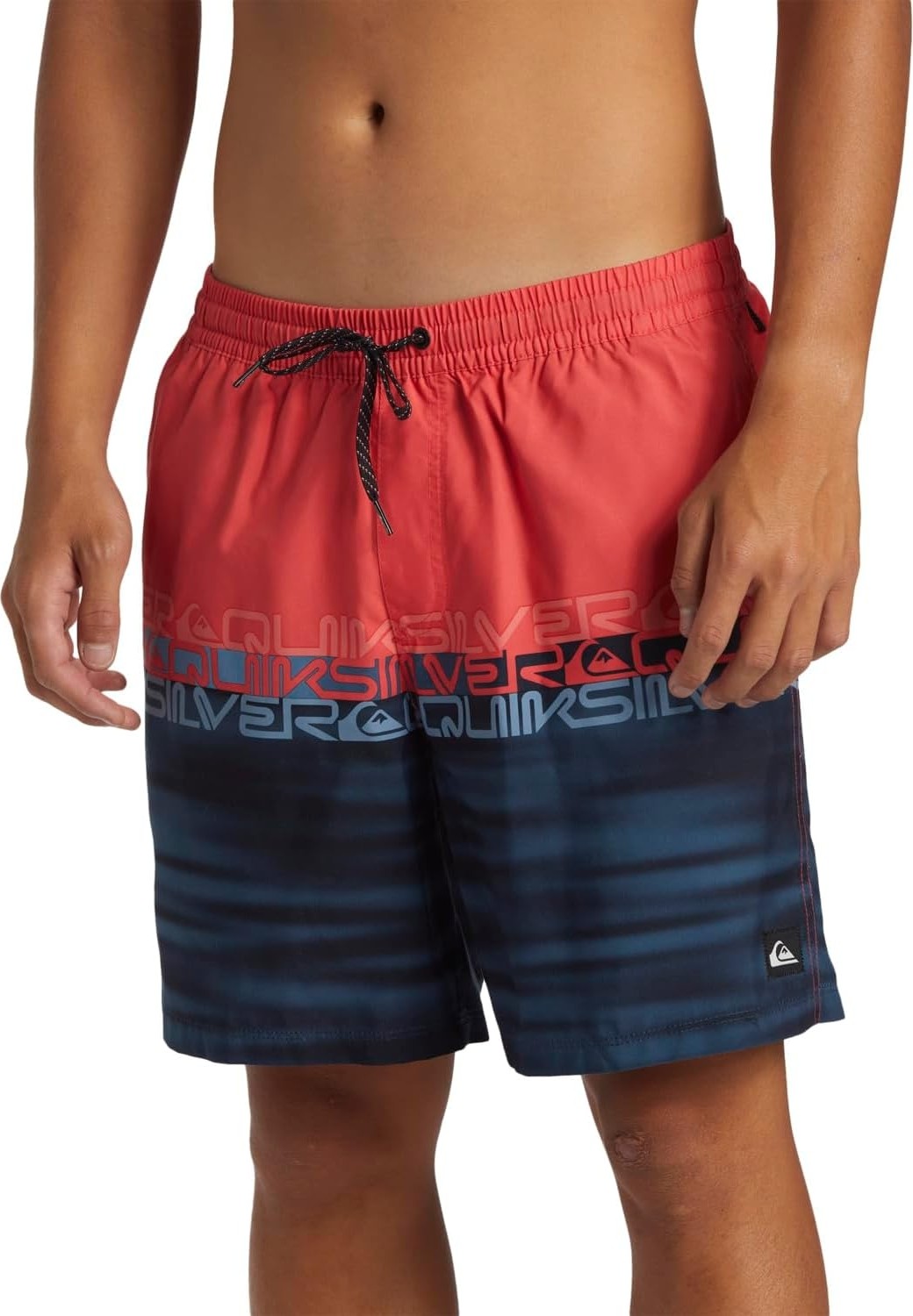 Happy Trend Quiksilver Everyday Wordblock Volley 17 Klasik Şort Erkek görsel 4