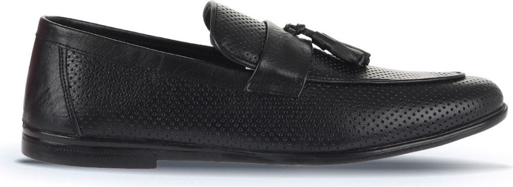 Bueno Shoes Siyah Deri Erkek Loafer 21ma412