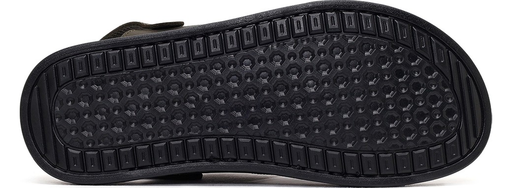 Derimod Erkek Siyah Nubuk Deri Sandalet 26SFD6259V3 görsel 5