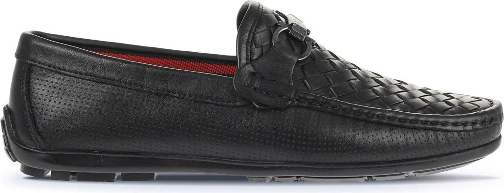 Bueno Shoes Siyah Deri Erkek Loafer 21MA204