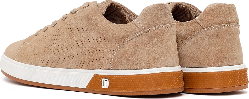 Derimod Erkek Bej Bağcıklı Süet Deri Sneaker 26SFD680810 görsel 6