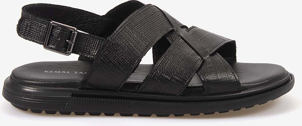 Kemal Tanca Erkek Kauçuk Tabanlı Şık Tasarım Comfort Günlük Çapraz Bantlı Sandalet 560