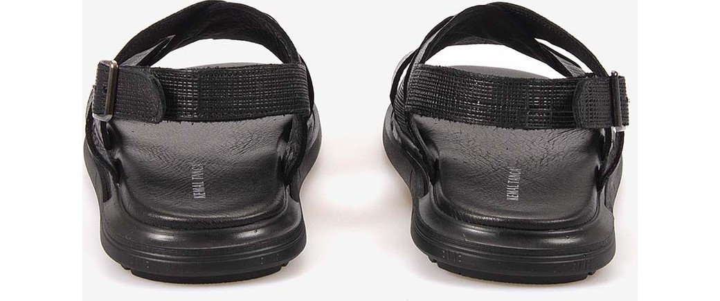Kemal Tanca Erkek Kauçuk Tabanlı Şık Tasarım Comfort Günlük Çapraz Bantlı Sandalet 560 görsel 4