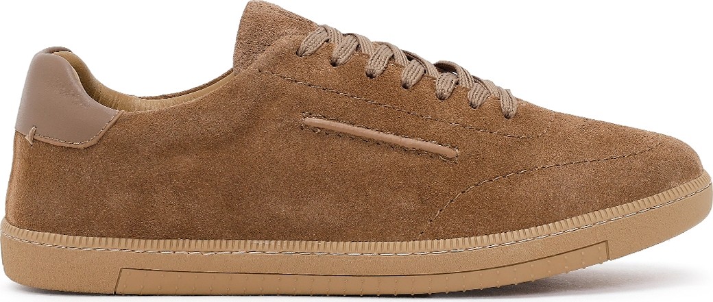 Derimod Erkek Kahverengi Bağcıklı Süet Deri Sneaker 26SFD832010