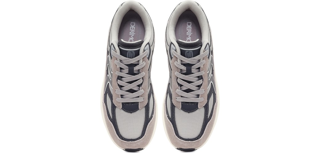 Derimod Erkek Siyah Kalın Tabanlı Bağcıklı Deri Sneaker 26SFD696814 görsel 4