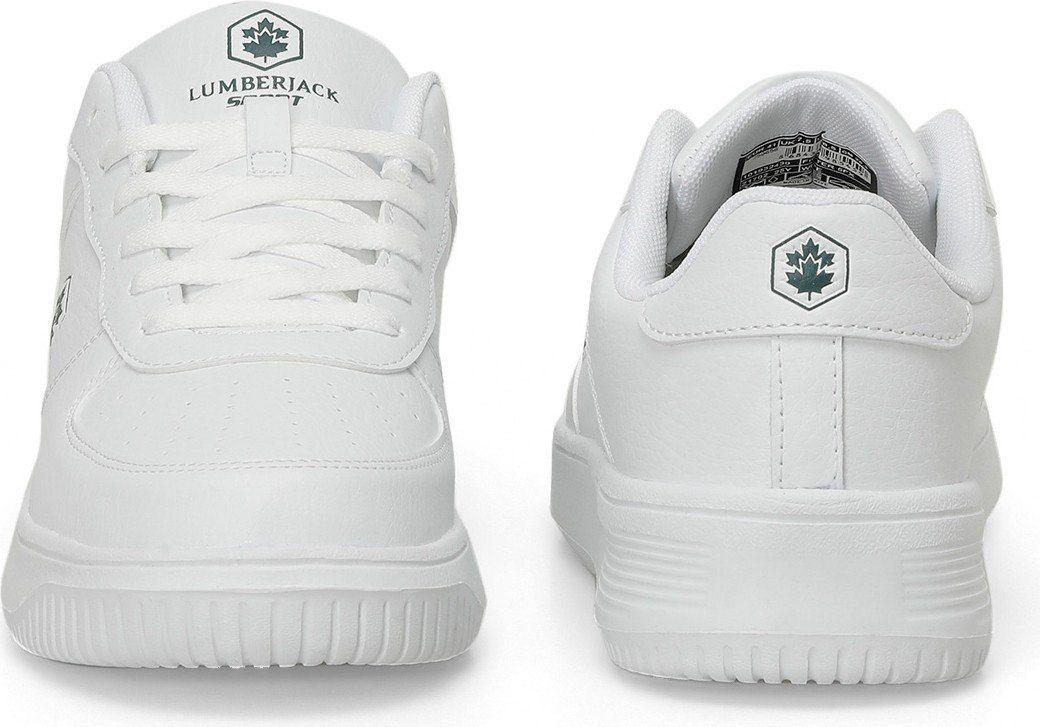 Lumberjack Fınster 5fx Beyaz Erkek Sneaker Suni Deri Düz Taban ile Şık ve Rahat görsel 6