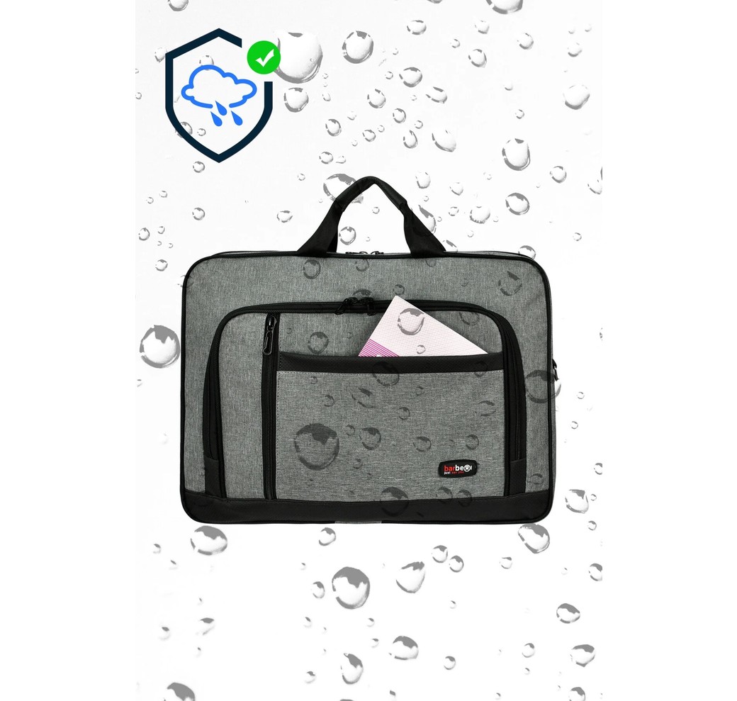 Galb Leather Cok Fonksiyonlu ve Tam Korumali 17 Inc Laptop Evrak Cantasi görsel 2